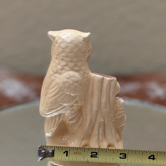 Vtg Ceramic Montana Owl Indoor Thermometer - Picture 3 of 7